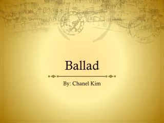 Ballad