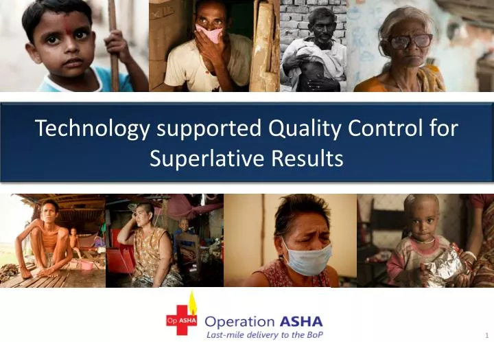 technology supported quality control for superlative r esults