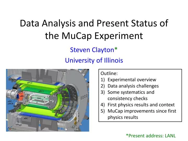 data analysis and present status of the mucap experiment