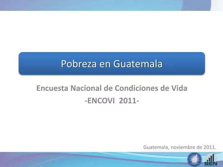 encuesta nacional de condiciones de vida encovi 2011