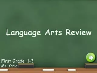 Language Arts Review