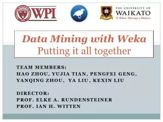 Data Mining with Weka Putting it all together