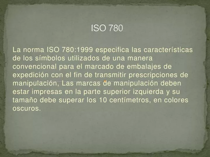 iso 780