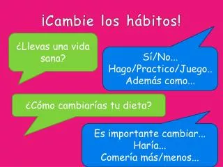cambie los h bitos