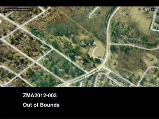 ZMA2012-003 Out of Bounds