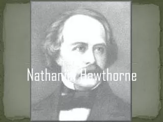 nathaniel hawthorne