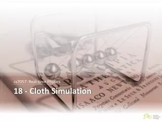 18 - Cloth Simulation