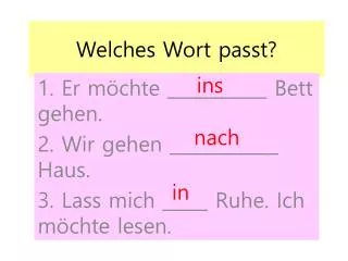 welches wort passt