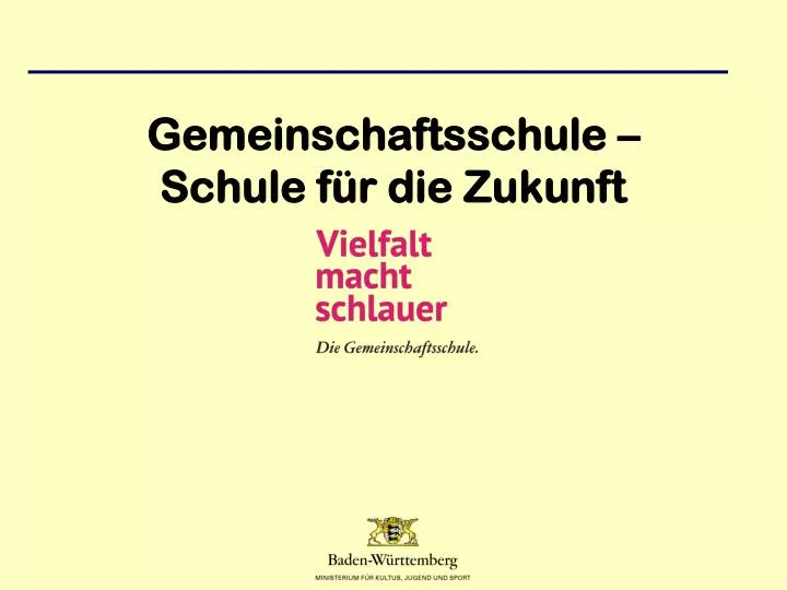 gemeinschaftsschule schule f r die zukunft