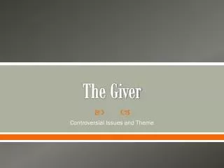 The Giver