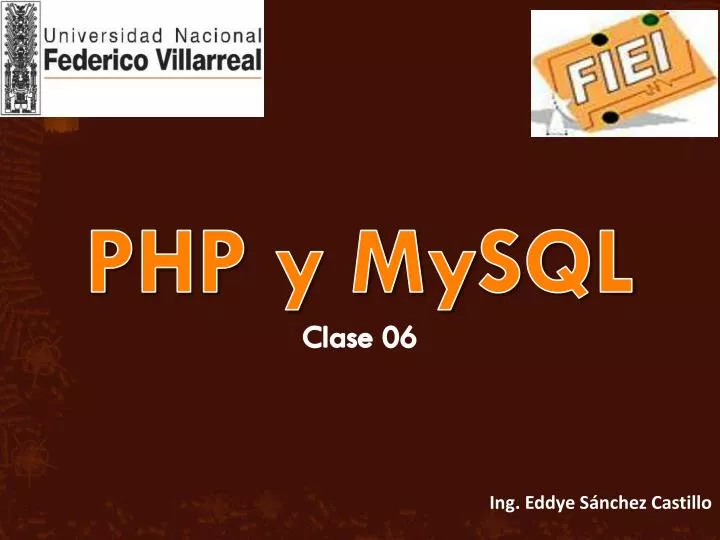 php y mysql clase 06