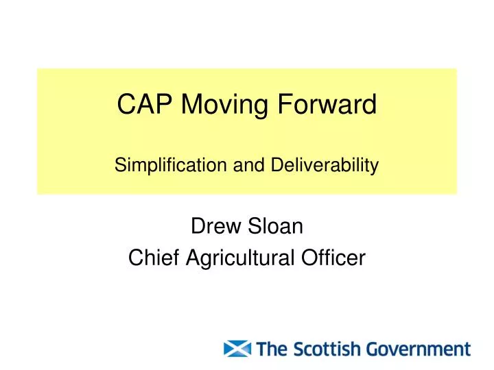 cap moving forward simplification and deliverability