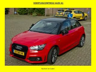 VOERTUIGCONTROLE AUDI A1