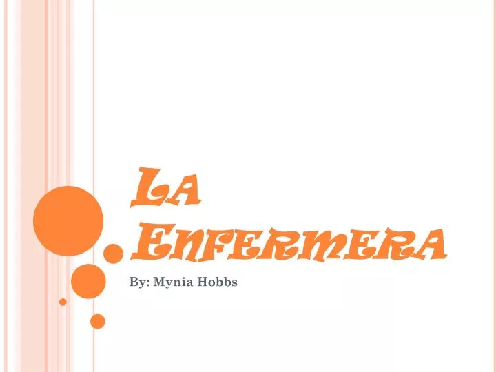 la enfermera