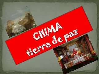 chima tierra de paz