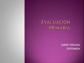 evaluaci n primaria