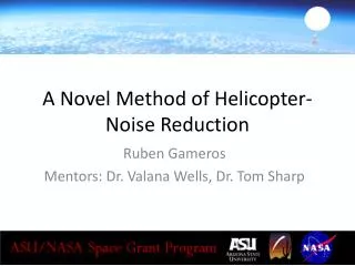 A Novel Method of Helicopter-Noise Reduction