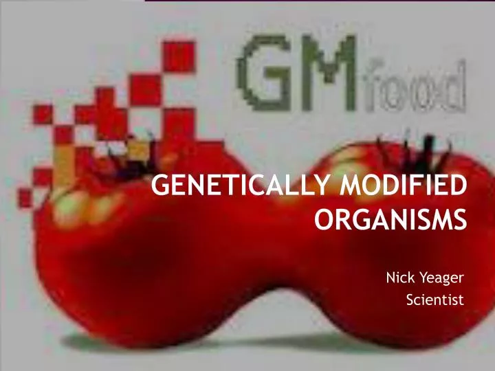 genetically modified organisms