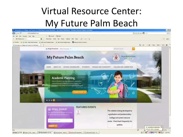 virtual resource center my future palm beach