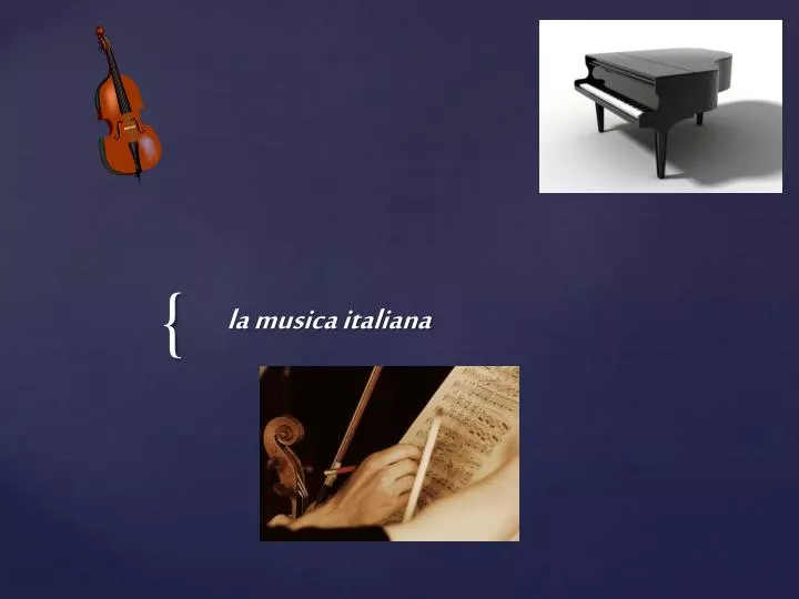 la musica italiana