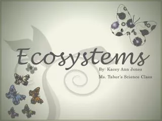 Ecosystems