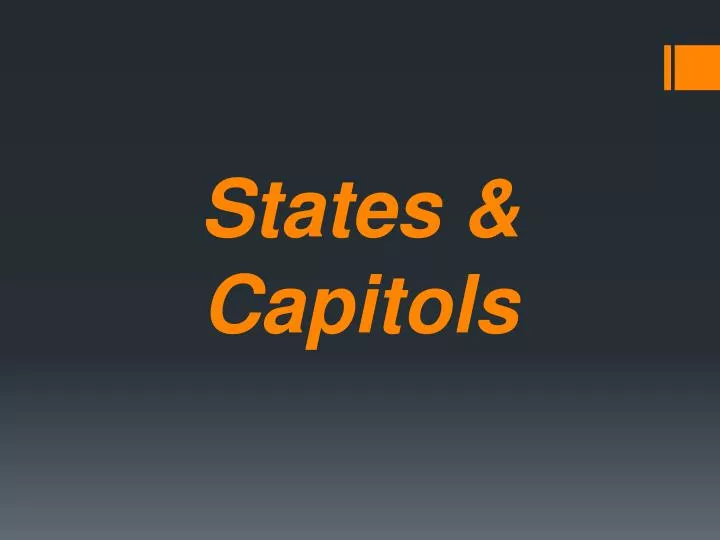 states capitols