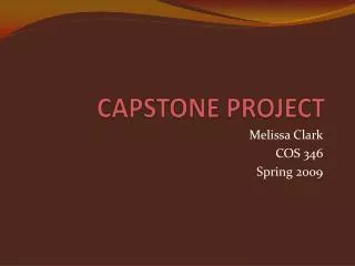 CAPSTONE PROJECT