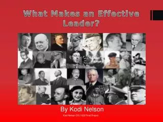What Makes an Effective Leader?