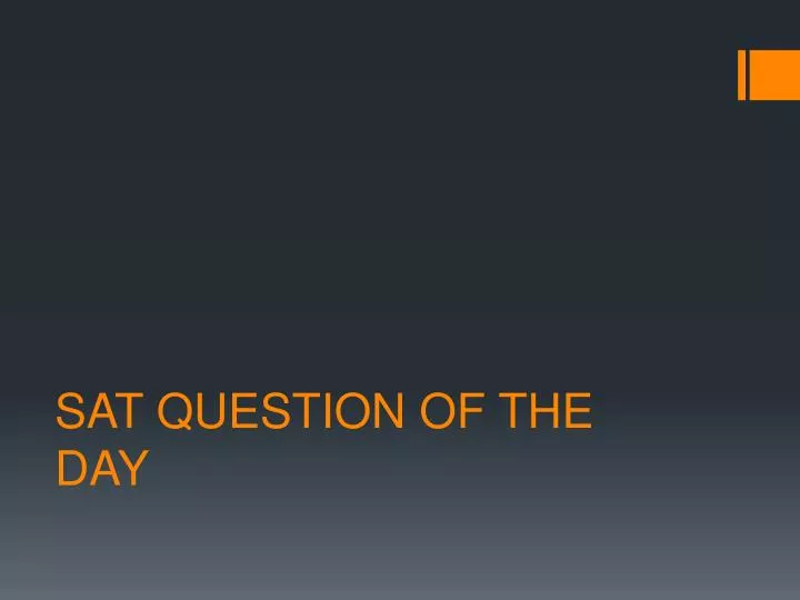 sat question of the day