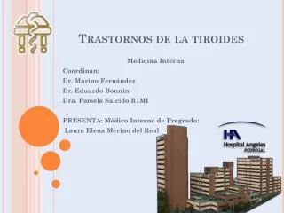 trastornos de la tiroides