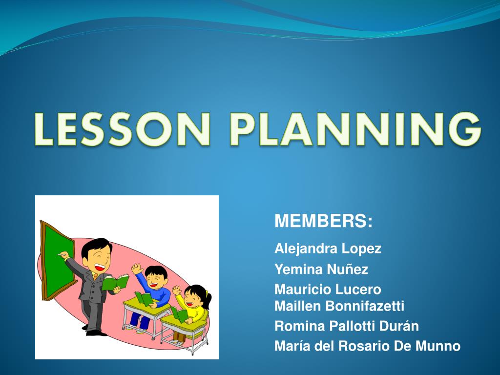 PPT - LESSON PLANNING PowerPoint Presentation, free download - ID:2327834