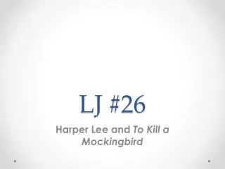 LJ #26