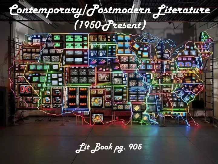 contemporary postmodern literature 1950 present