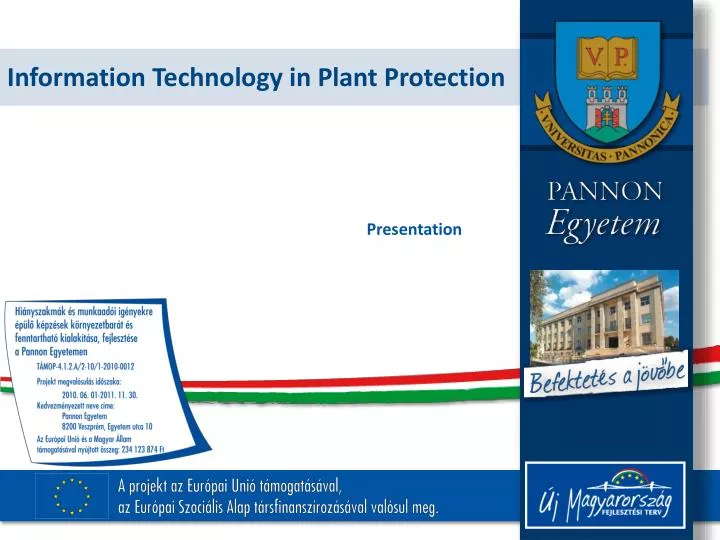 information technology in plant protection