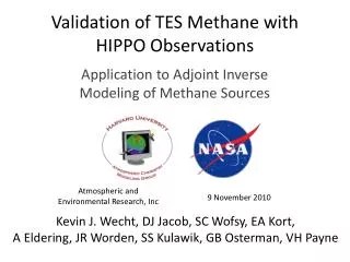 Validation of TES Methane with HIPPO Observations