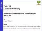 TM8106 Optical Networking - slide 1