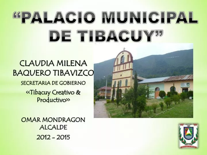 palacio municipal de tibacuy