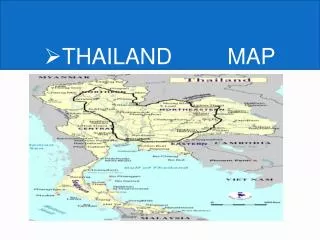 THAILAND MAP