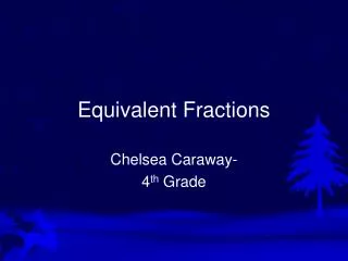 equivalent fractions