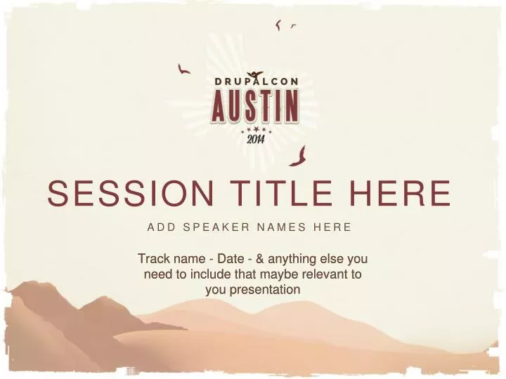 session title here