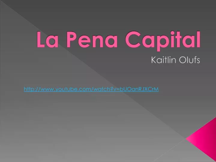 la pena capital