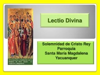 lectio divina