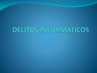 delitos inform ticos