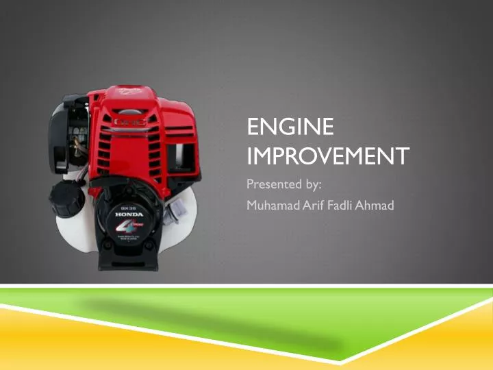 engine improvement