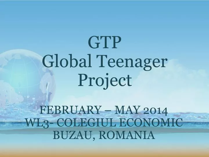 gtp global teenager project