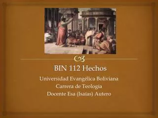 bin 112 hechos