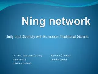 Ning network
