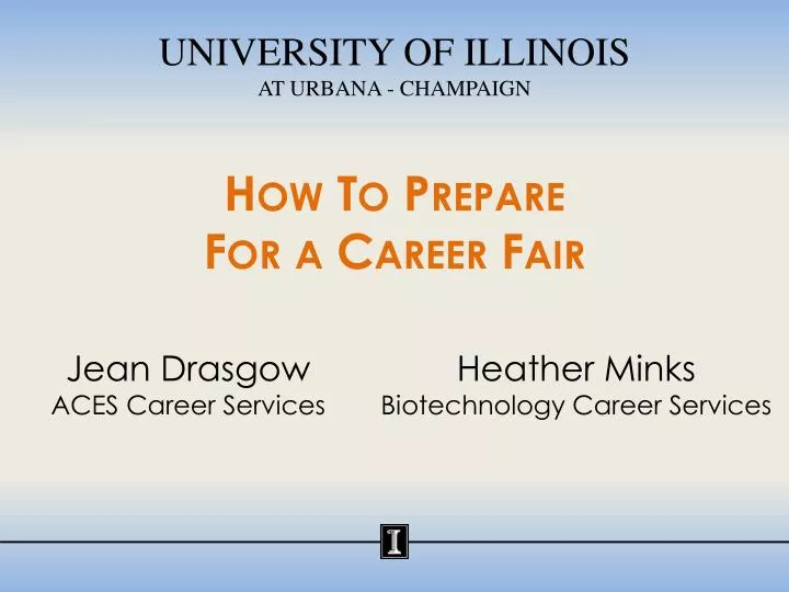 how to prepare for a career fair