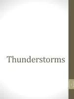 Thunderstorms - slide 1