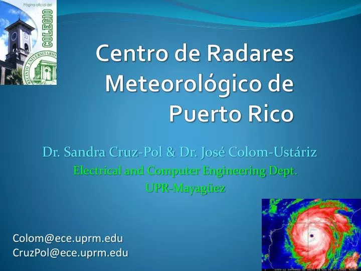 centro de r adares meteorol gico de puerto rico